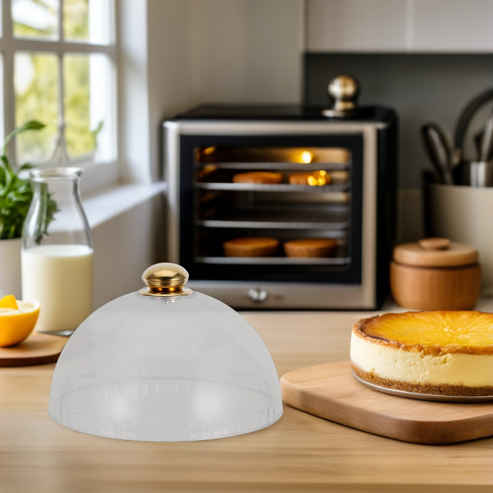 8.2 Inch Transparent Cake Dome - Plastic Dome Clear review and price